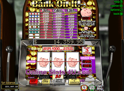 Bank On It Slot Game Bonus Game