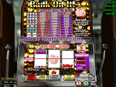 Bank On It Slot Game